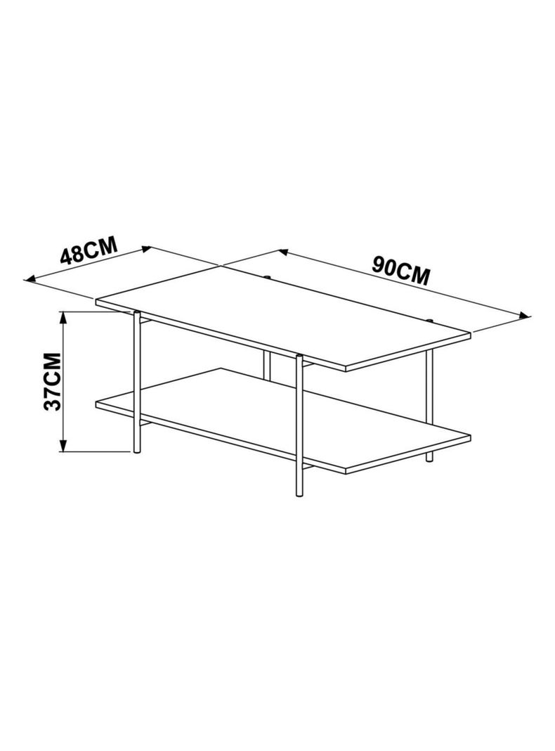 Mesa de Centro Steel Tube Decocasa-1