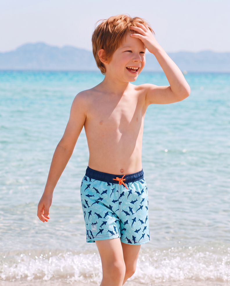 Traje de Baño Regular Fit con Diseño Estampado