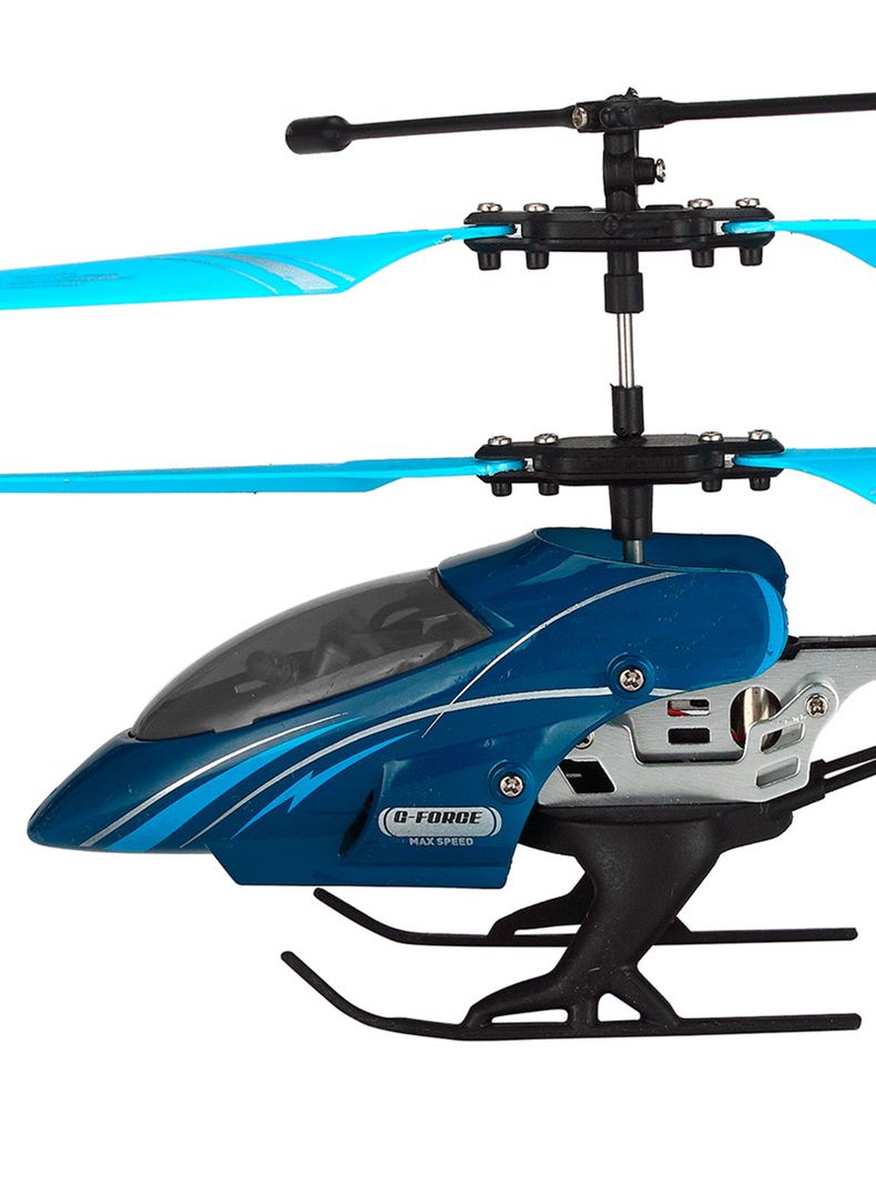Helicóptero Azul a Radio Control-1