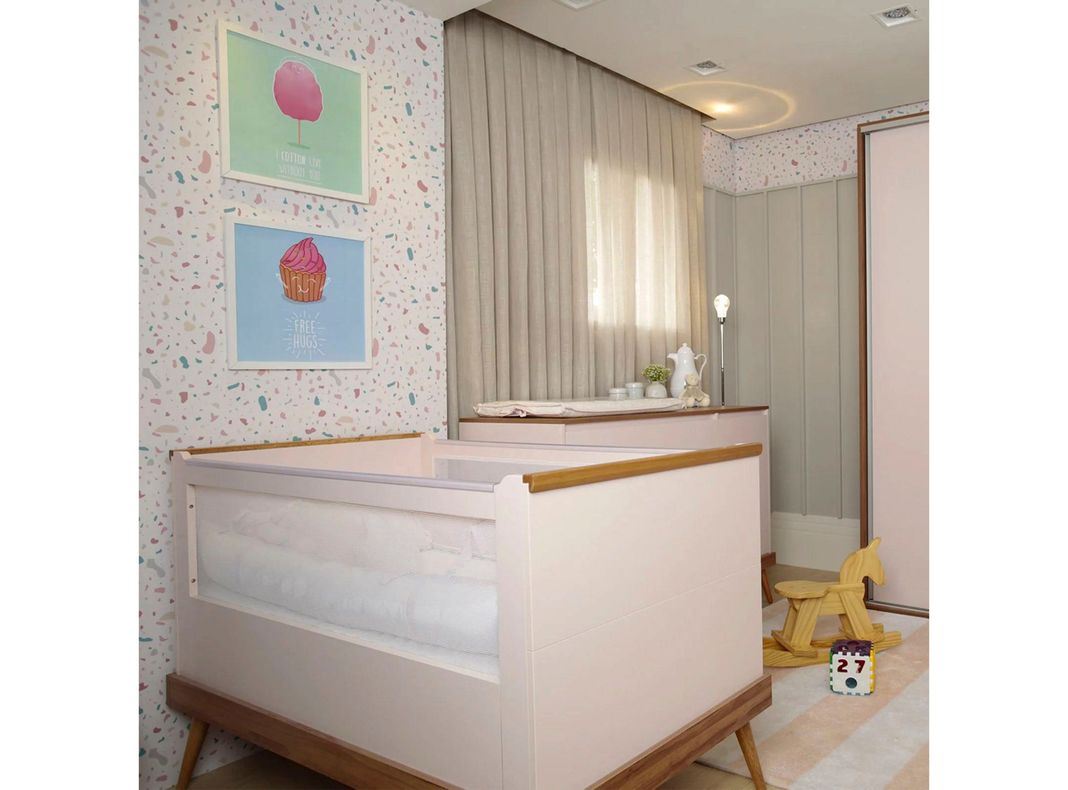 Cuna Kidscool Sognare Cancao Rosada-3