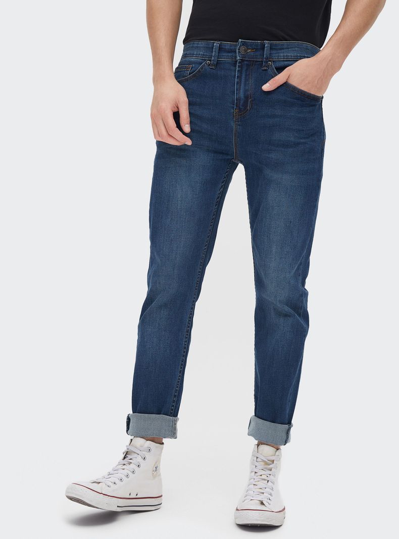 Jeans Super Skinny Azul Oscuro Foster