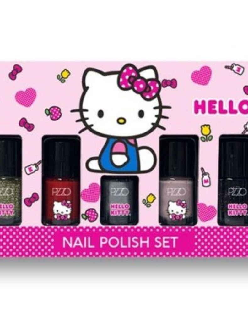 Set Esmaltes de Uñas Hello Kitty Petrizzio-1