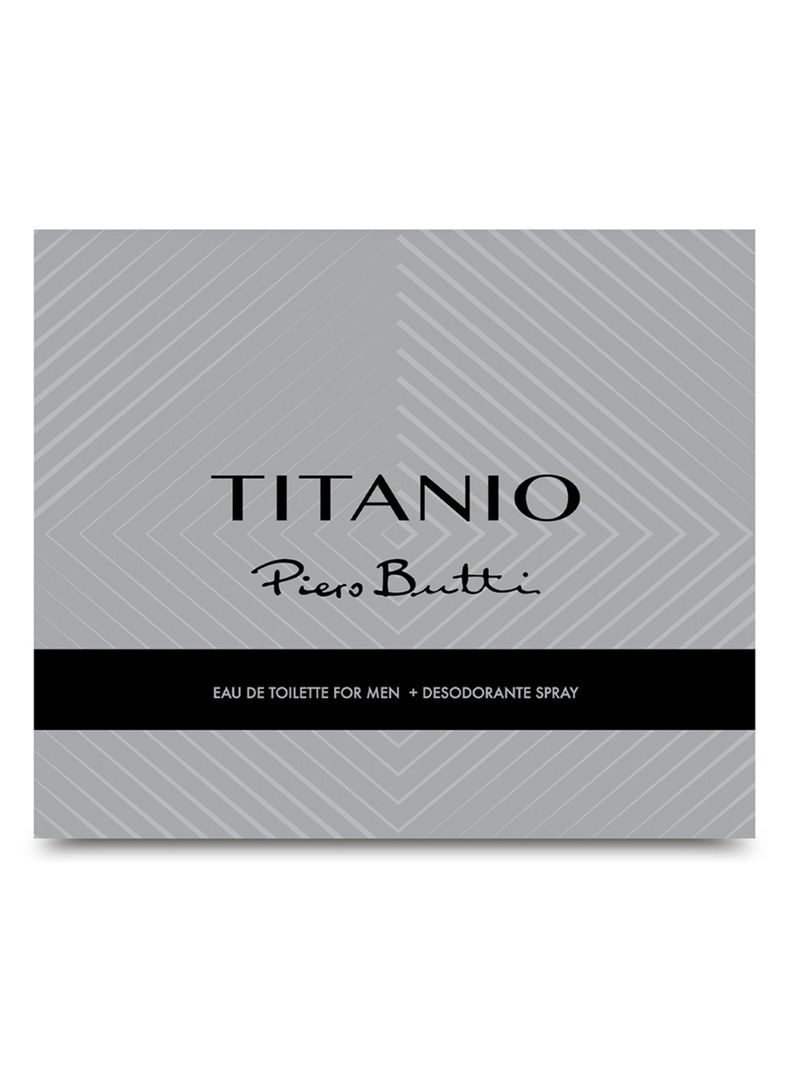 Set Perfume Titanio EDT Hombre 200ml + Desodorante-1