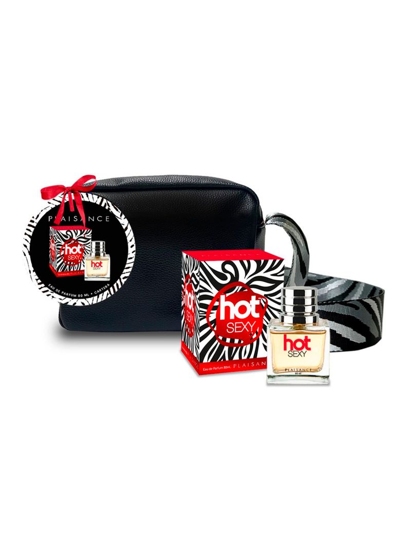 Set Perfume Hot Sexy EDP Mujer 80 ml + Cartera-0
