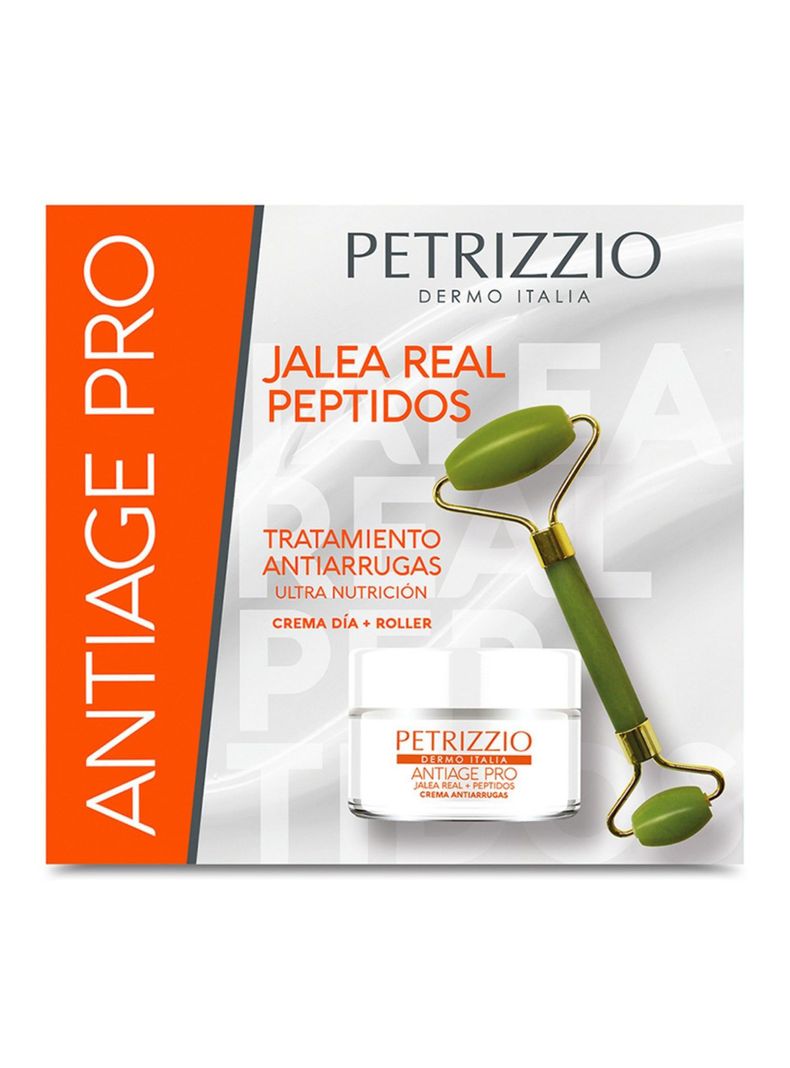 Crema Día Antiage Pro Jalea Real Peptidos + Roller 50g + Roller-0