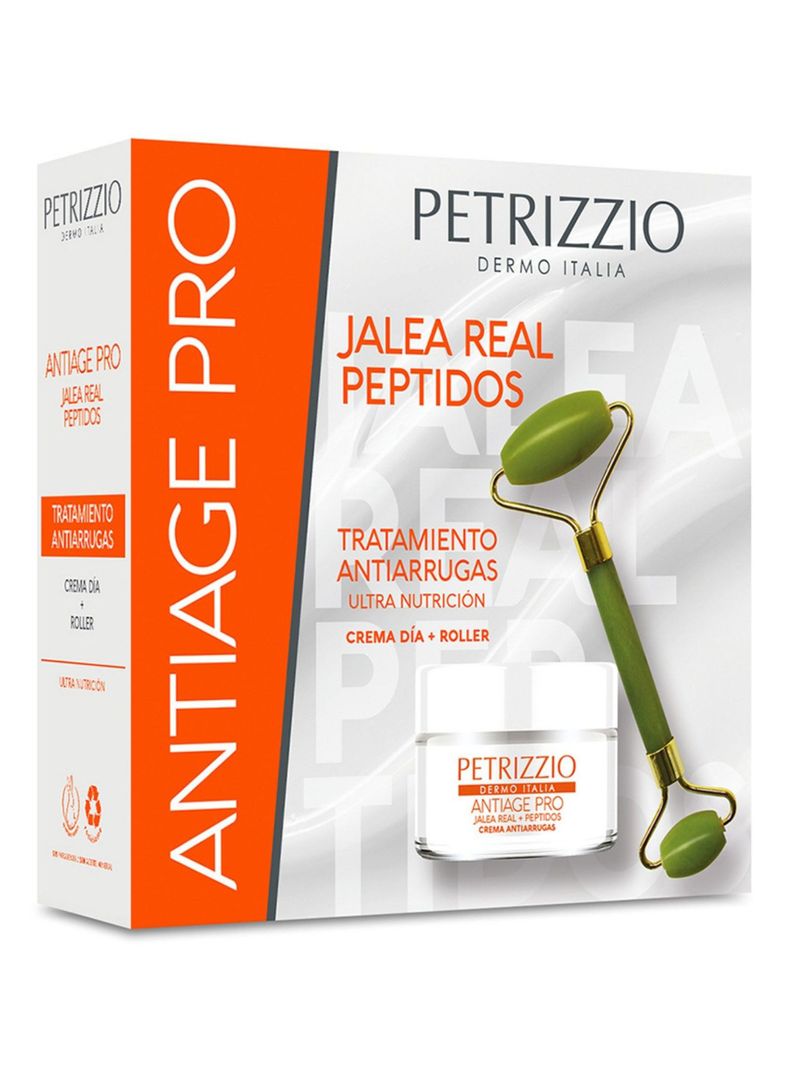 Crema Día Antiage Pro Jalea Real Peptidos + Roller 50g + Roller-1