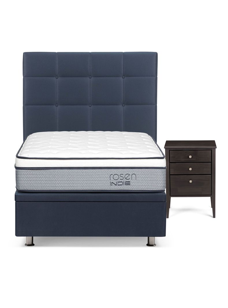 Boxet Indie 1.5 Plazas + Set Muebles Issey Azul-0