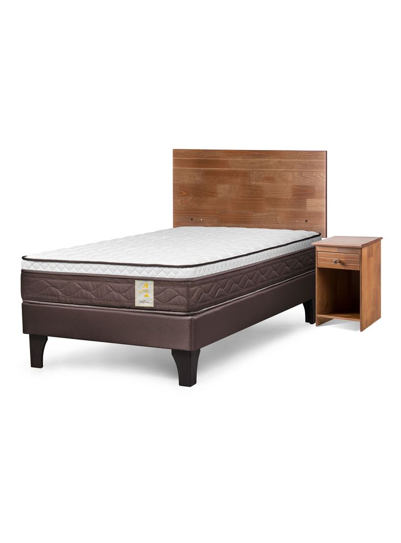 Camas Europea New Style 4 Plus 1.5 Plazas Respaldo-0