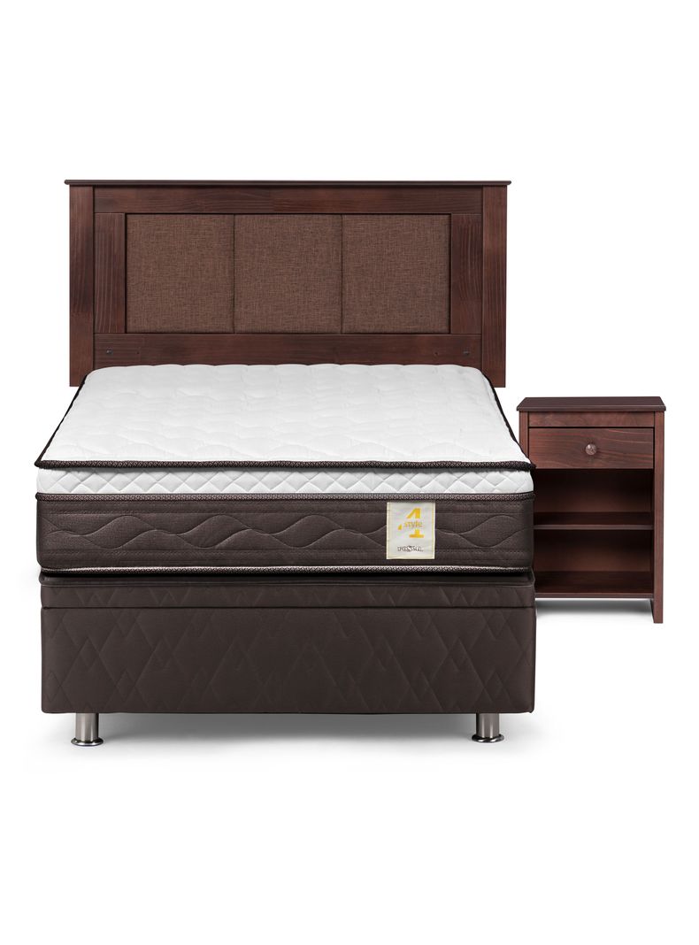 Boxet New Style 4 Plus 1.5 Plazas Velador + Respaldo-0
