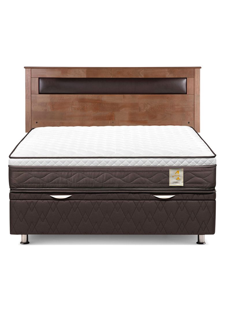 Boxet New Style 4 Plus 2 Plazas + Respaldo Ferrara Café-0