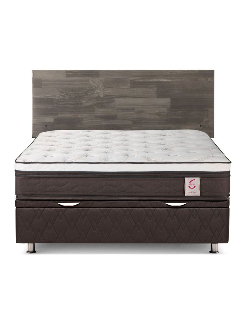 Boxet New Style 6 2 Plazas Respaldo Tabor Gris-0