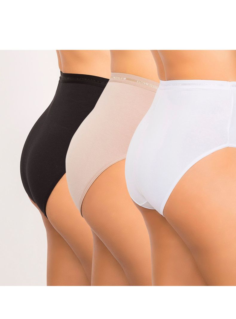 Pack Palmers X 3 Modelo Hikini Algodón con Encaje Palmers-1