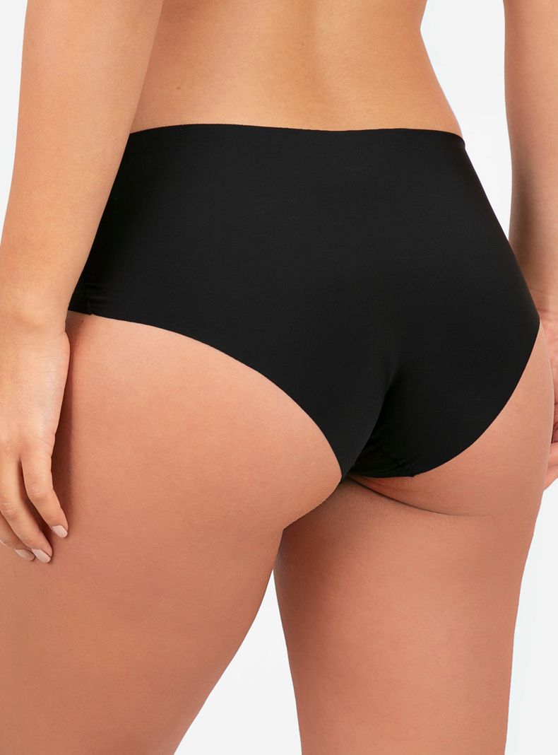 Pack 3 Pantaleta Corte Láser Microfibra Liso-2
