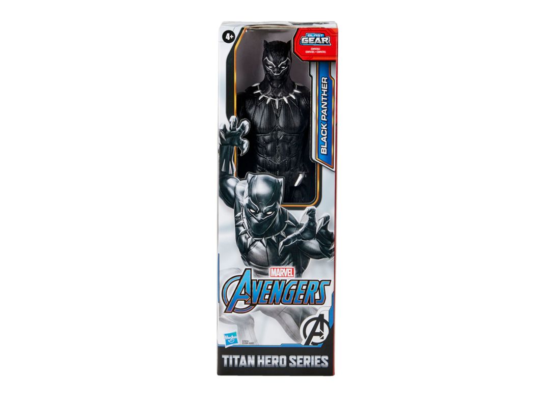 Figura Avengers Marvel Titan Hero Series Pantera Negra-0