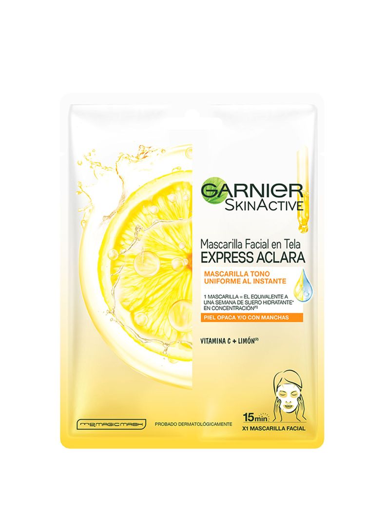 Mascarilla Garnier Skin Active Express Aclara Anti-Manchas 28 g Garnier-1