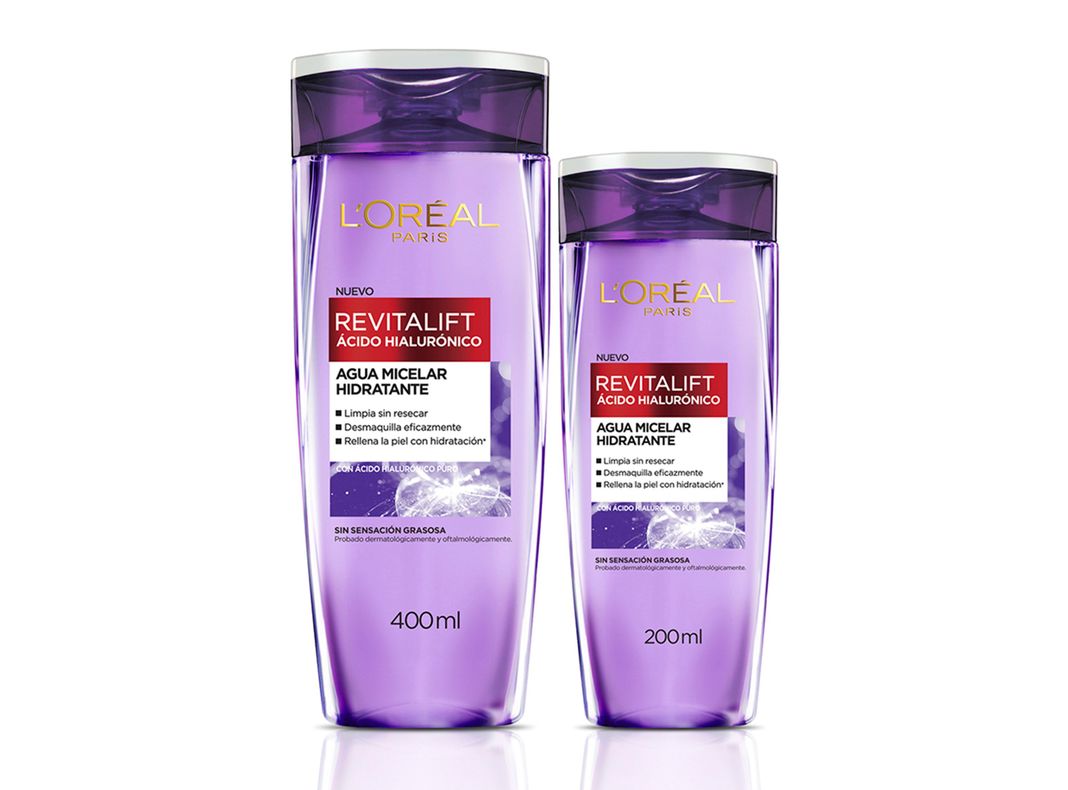 Agua Dermo Expertise L'Oréal Paris Micelar Revitalift Ácido Hialurónico 200 ml-3