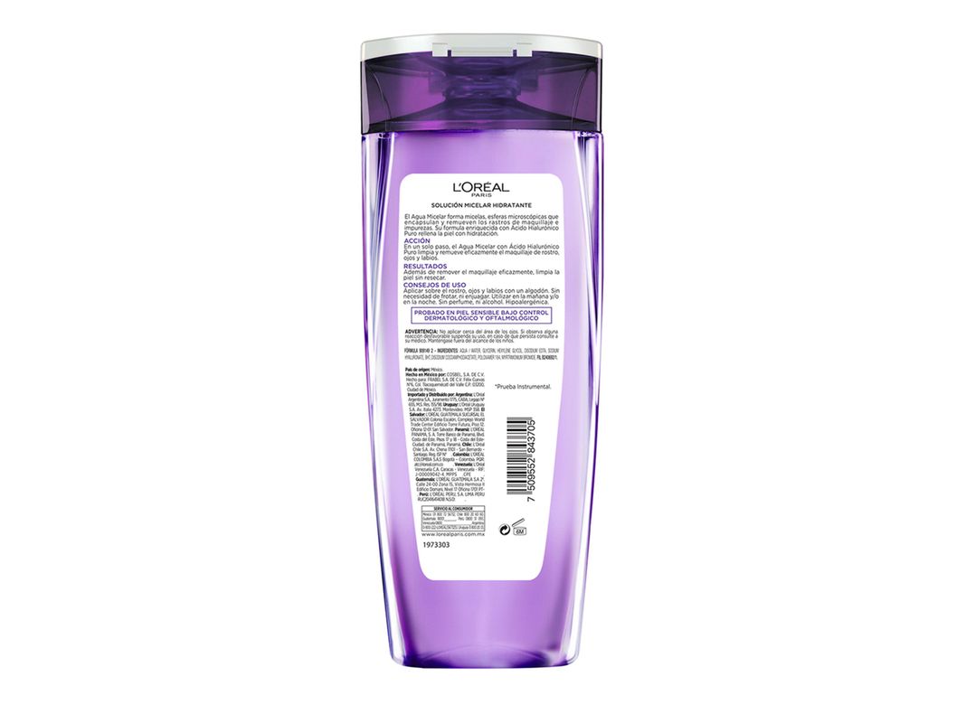 Agua Dermo Expertise L'Oréal Paris Micelar Revitalift Ácido Hialurónico 200 ml-2