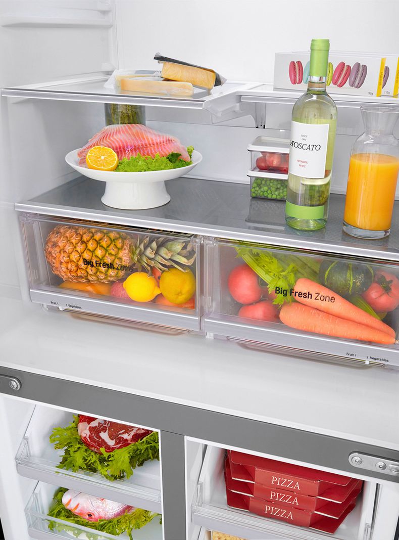Refrigerador French Door No Frost 423 Litros LM57SXTAF Instaview-7