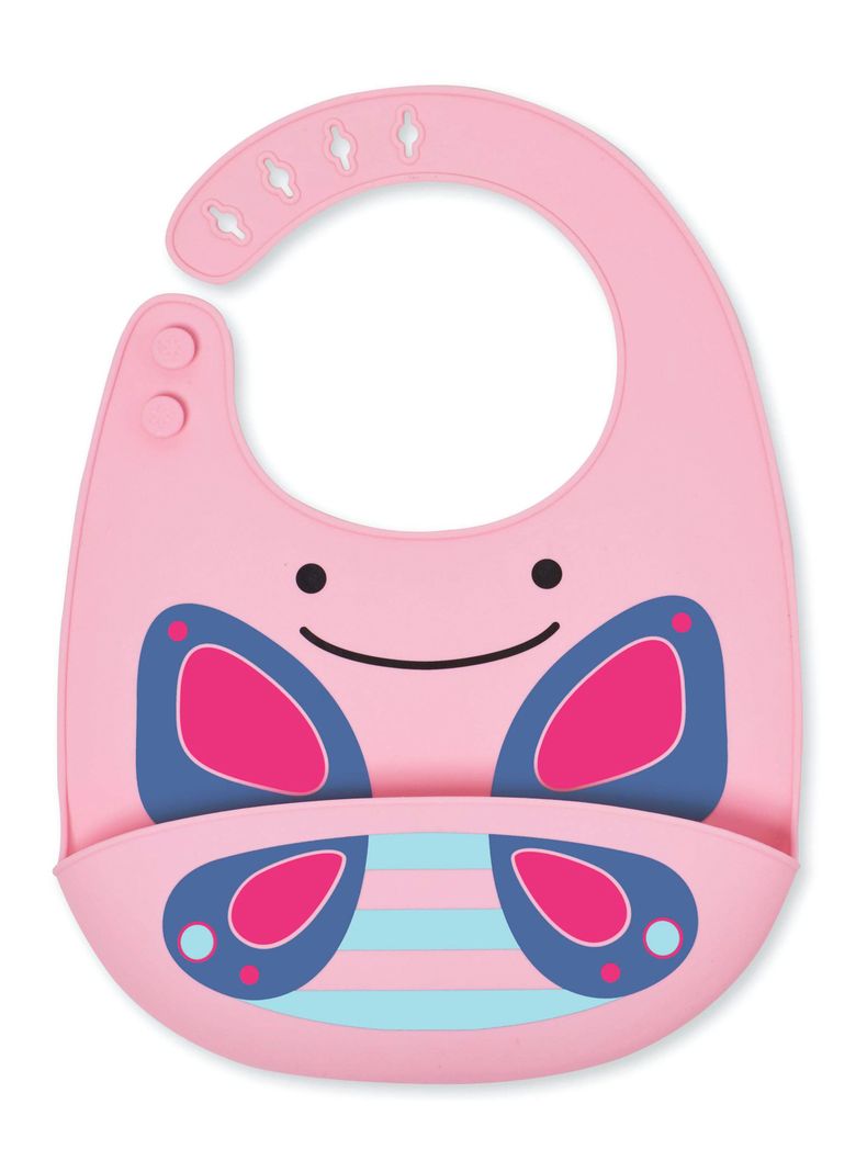 Babero Skip Hop Silicona Butterfly-0