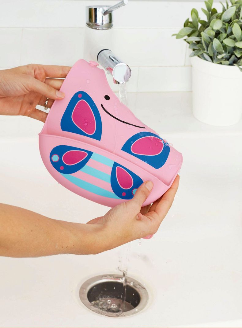 Babero Skip Hop Silicona Butterfly-2