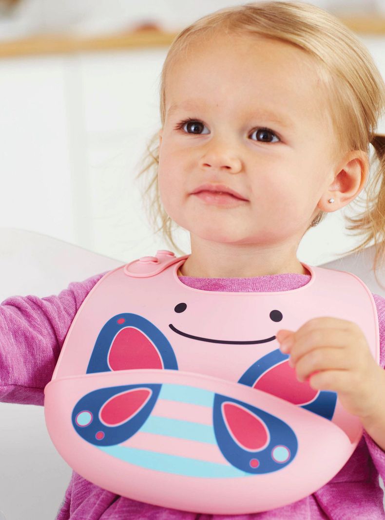 Babero Skip Hop Silicona Butterfly-1