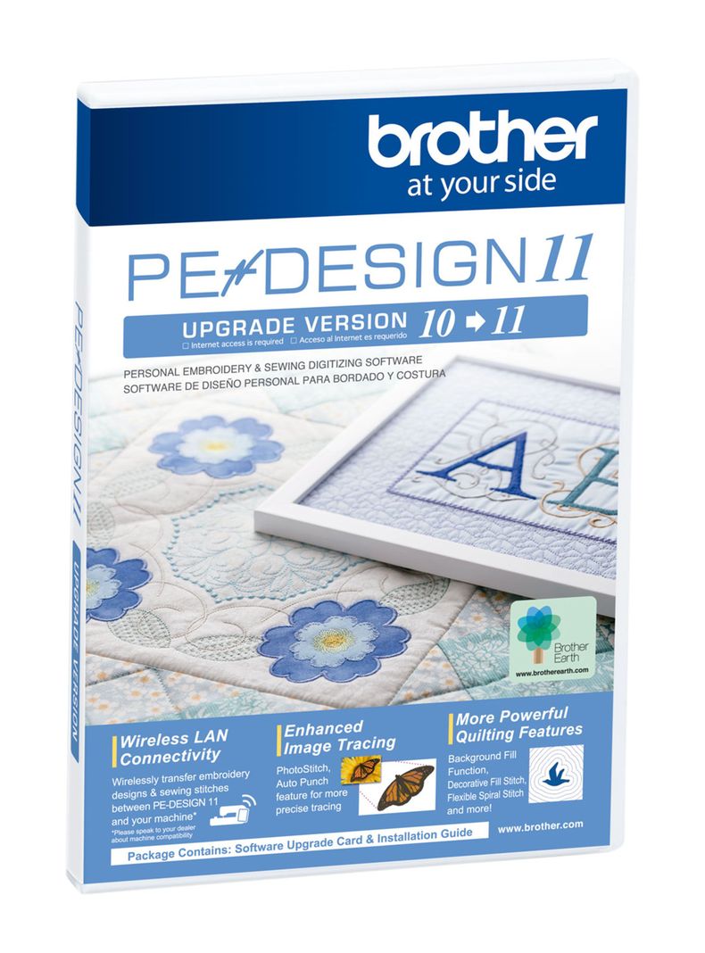 Software de Diseño Bordado y Costura PEDESIGN11-0