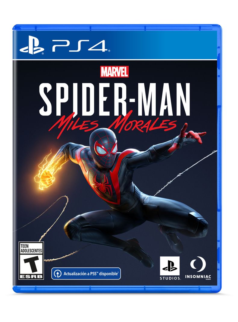 Juegos PlayStation PS4 Spiderman Miles Morales Marvel-0