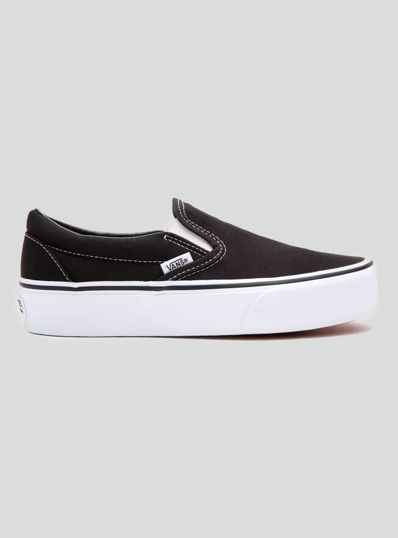Zapatilla Vans Classic Slip On Plataforma Urbana Mujer-0