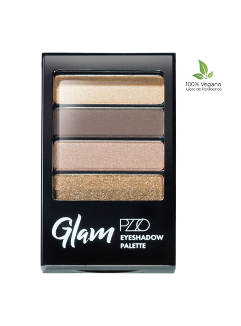 Paleta Petrizzio de Sombras Glam x 4 Downtown