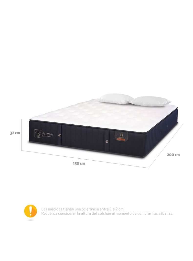 Colchón Premium 1.50 x 2 Mts + Almohada-1