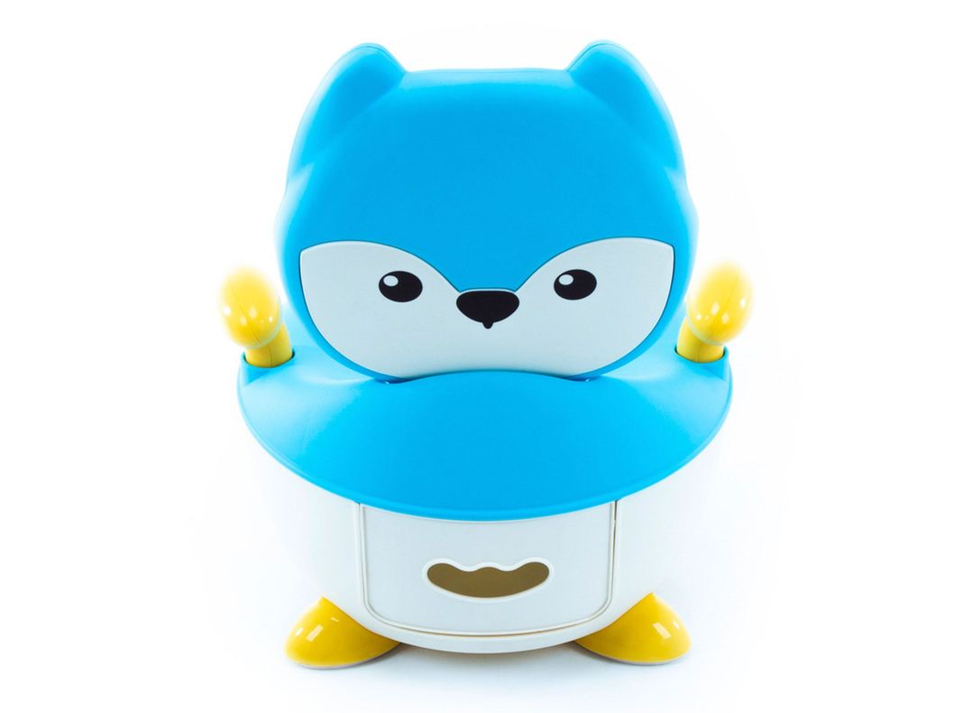 Bacinica Infanti Potty Fox Azul-1