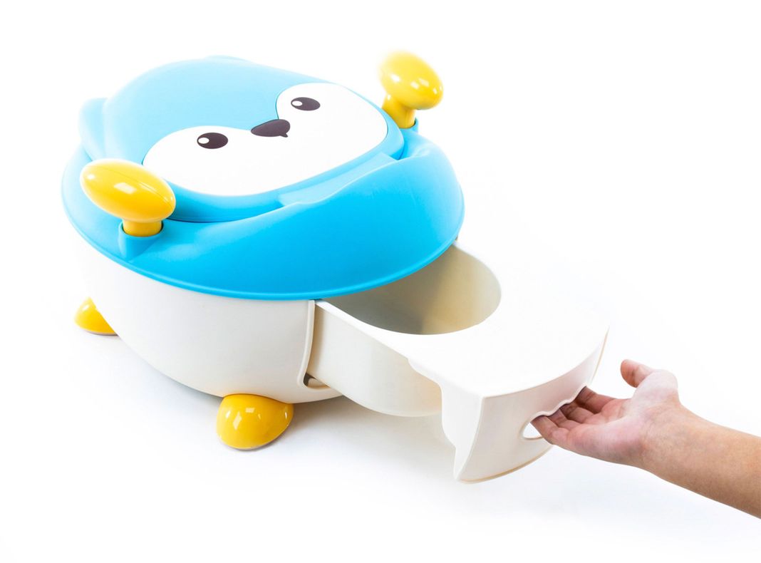 Bacinica Infanti Potty Fox Azul-3