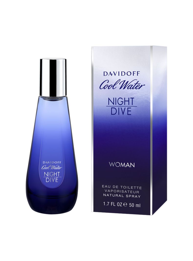 Perfume Davidoff Cool Water Night Dive Mujer EDT 50 ml-1