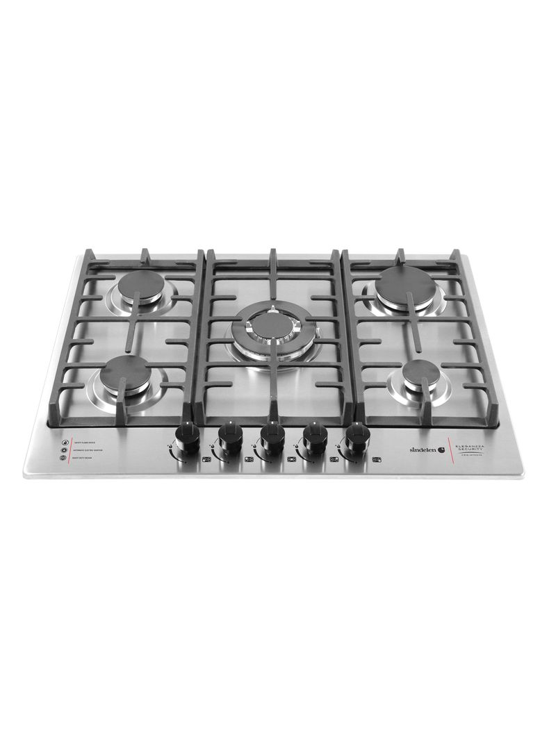 Encimera a Gas 5 Quemadores CEG-4700IN Security Inox-2