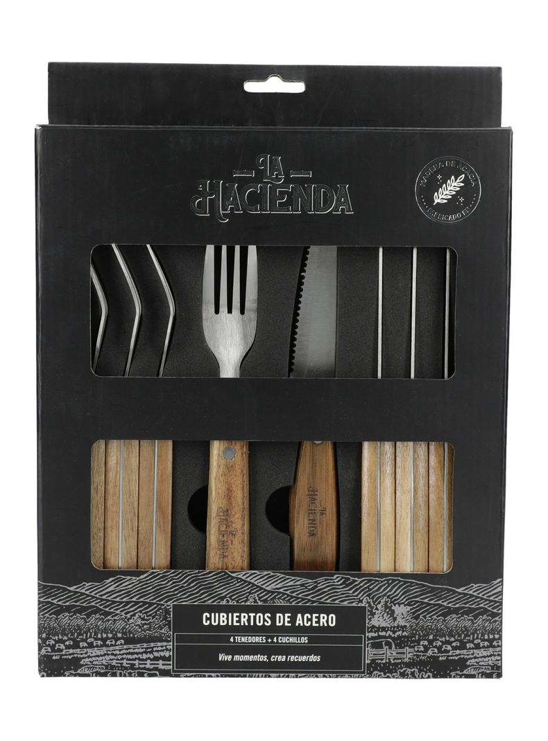 Set 4 Tenedores + 4 Cuchillos-3