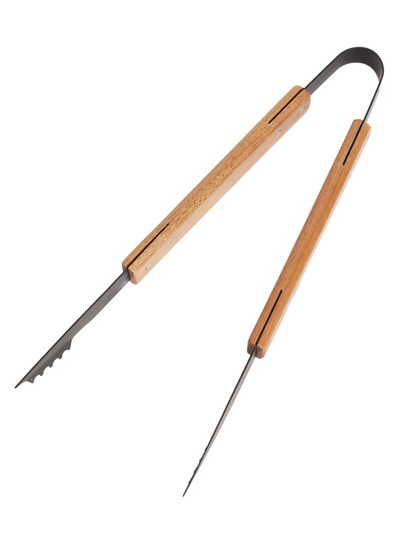 Pinzas Asado Acacia 41x3.5 cm-1