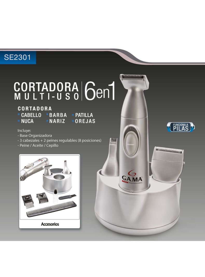 Cortadora Multiuso 6 en 1 Color Plata-2