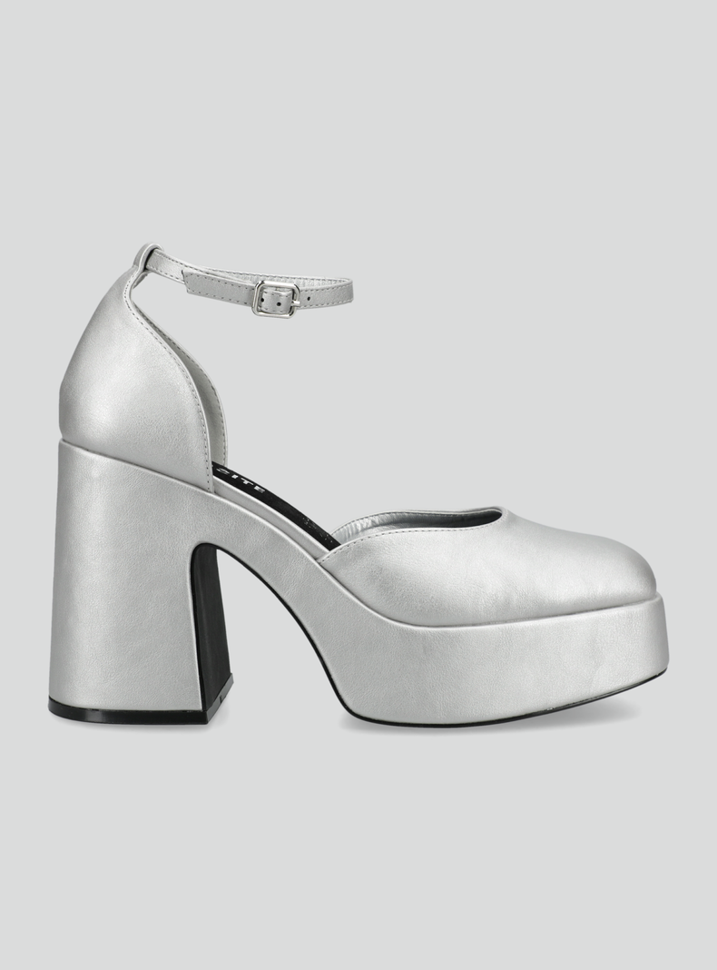Zapato de Fiesta con Taco y Plataforma Mujer-1
