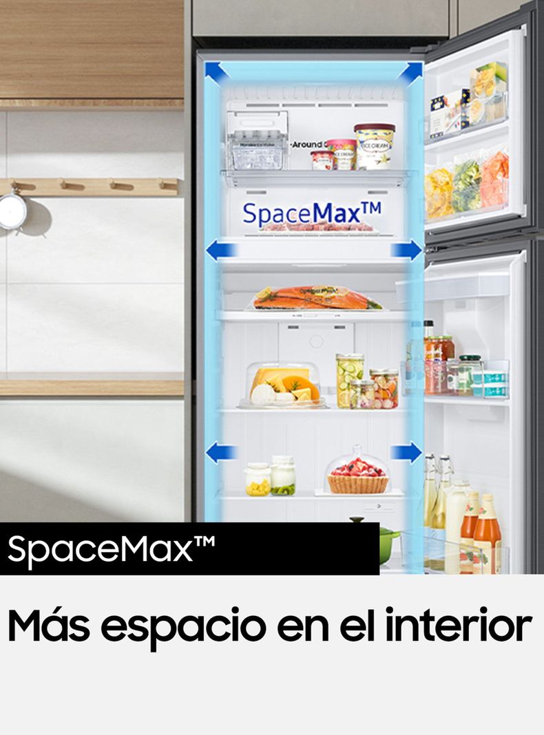 Refrigerador Top Mount Freezer Black 384 Litros con WiFi Space Max-6