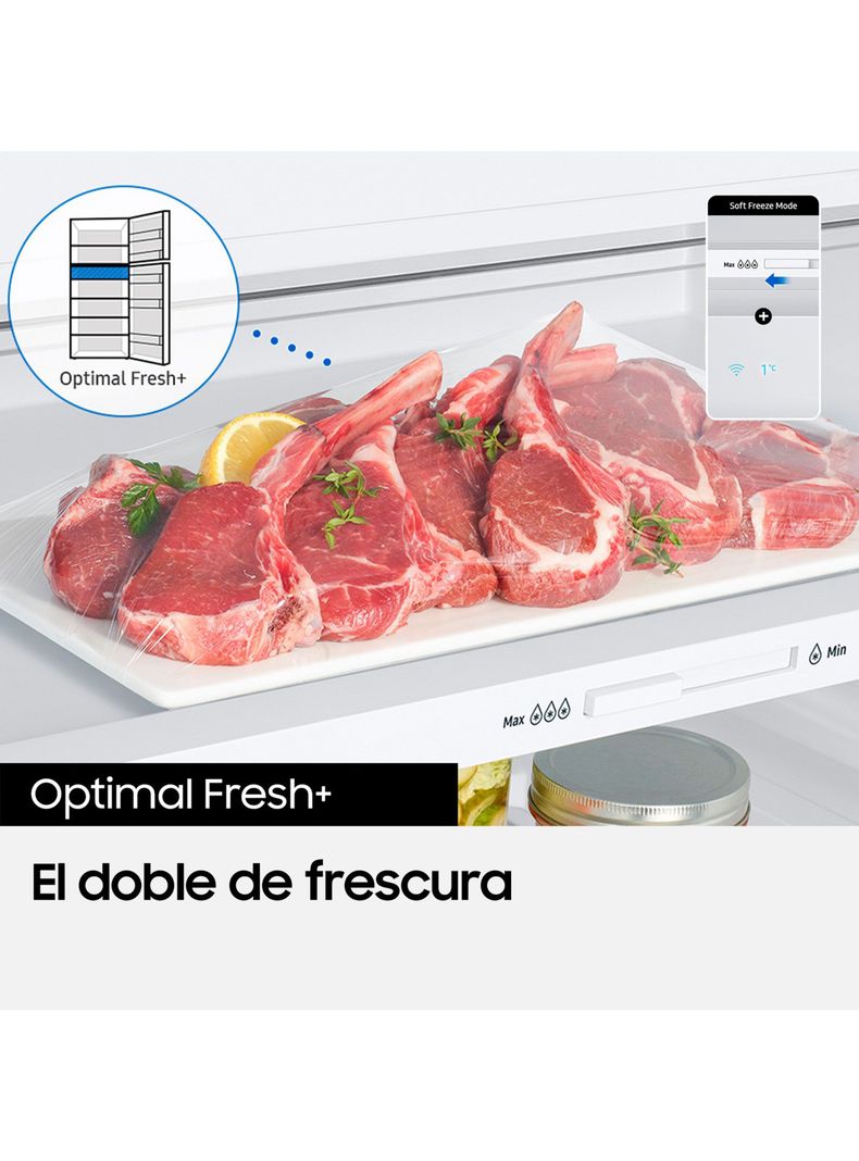 Refrigerador Top Mount Freezer Black 384 Litros con WiFi Space Max-5
