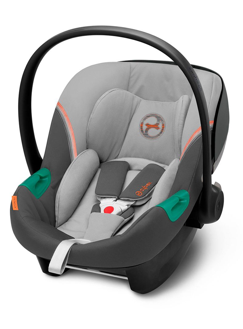 Coche Travel System Beezy BLK Gris y Aton S2-1