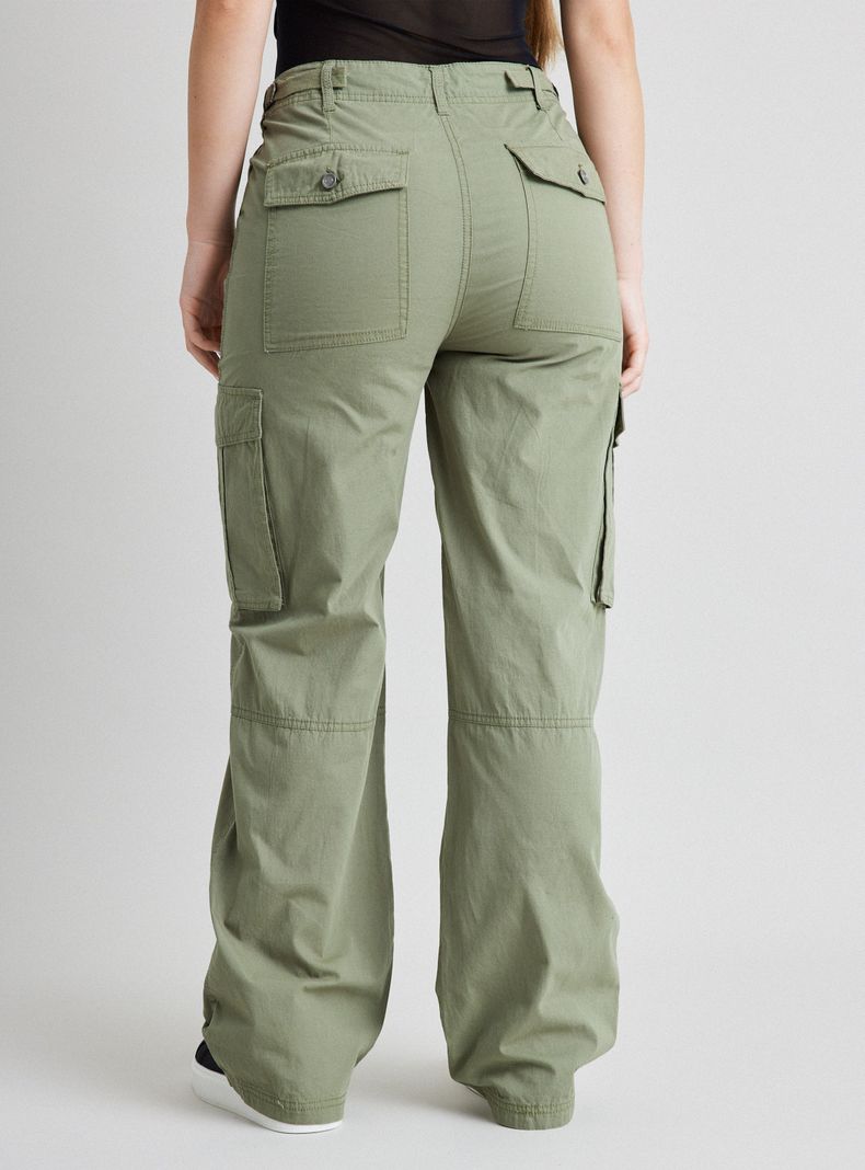 Pantalón Cargo Cintura Ajustable-1