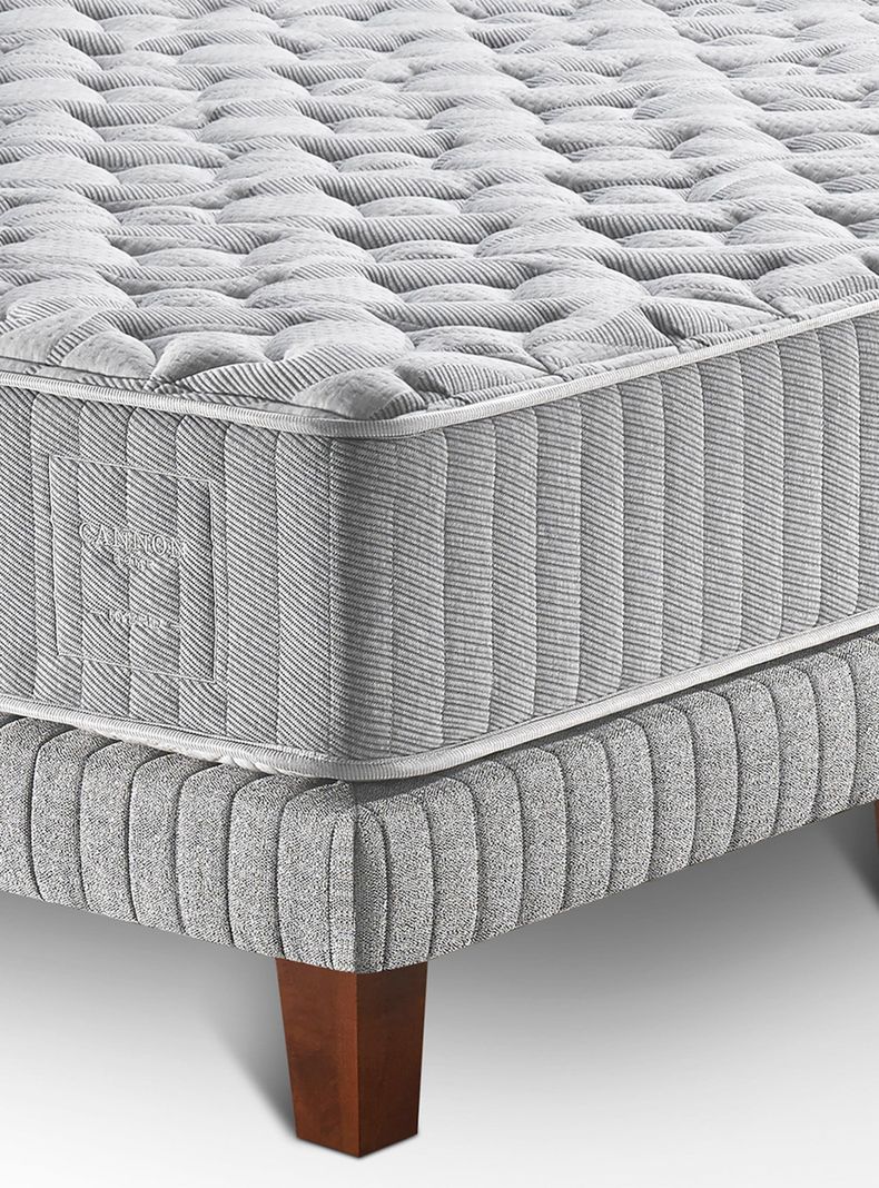 Cama Europea Hybrid Wool 2 Plazas Base Dividida-3