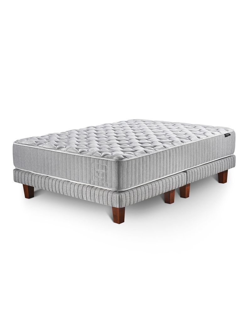 Cama Europea Hybrid Wool 2 Plazas Base Dividida-0
