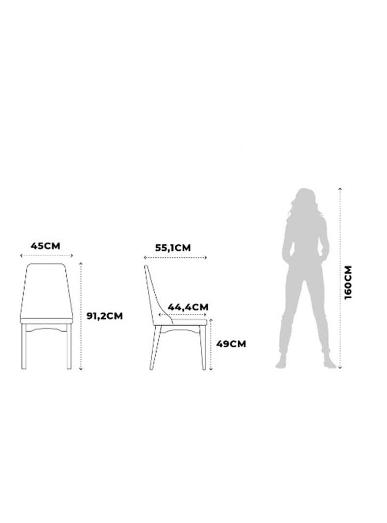 Juego Comedor Bennet + 4 Sillas Elsie Matelasse-1