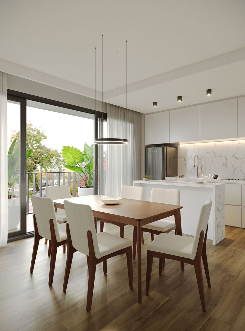 Juego Comedor Olive Natural + 6 Sillas Olive-0