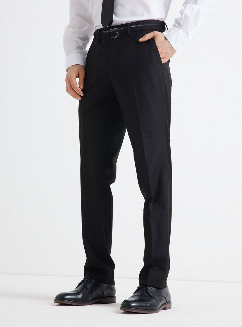 Pantalon de Vestir Calce Regular Fit-0