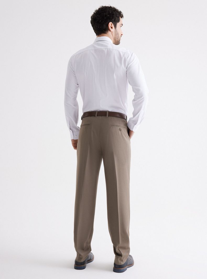 Pantalón Vestir Lana Poliéster-5