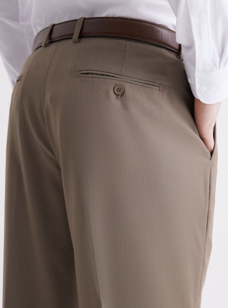 Pantalón Vestir Lana Poliéster-3