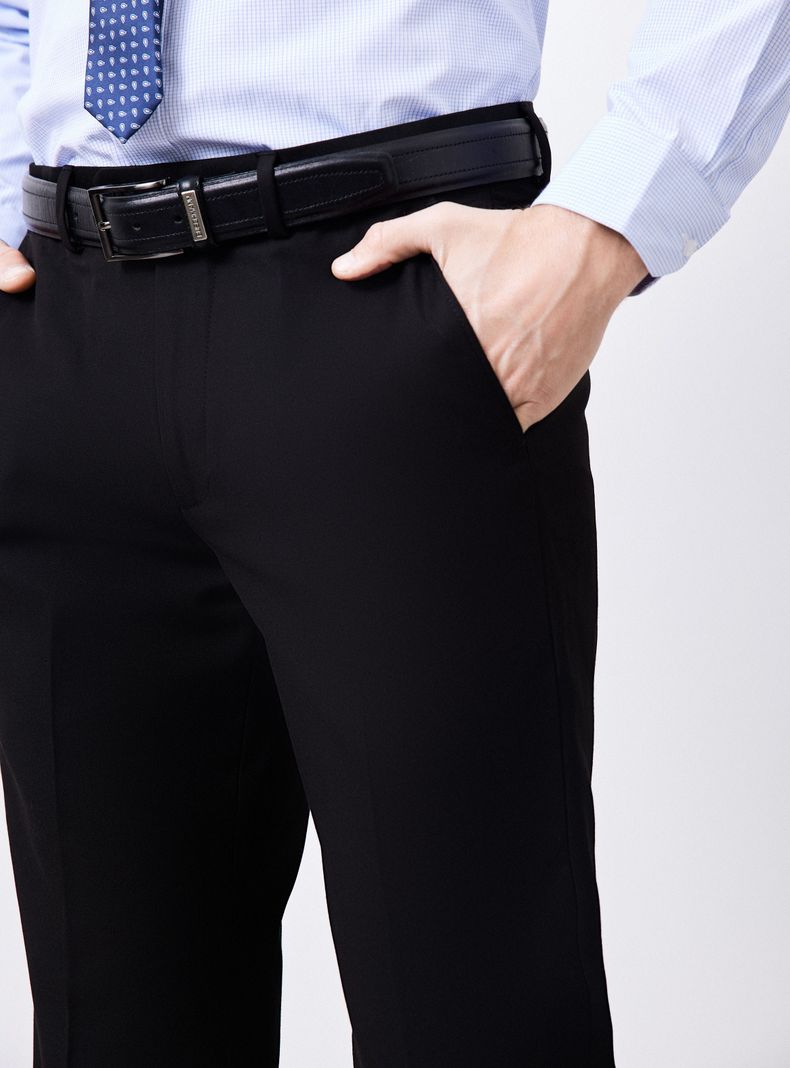 Pantalón Vestir Poliéster Lana-2